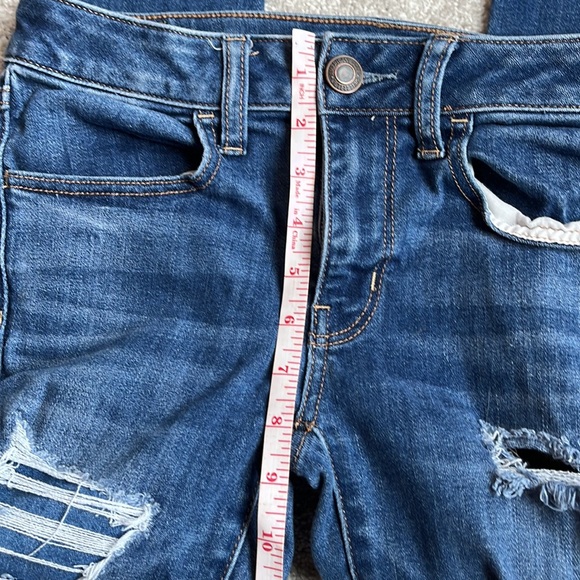 American eagle super super stretch x skinny jeans jegging - Picture 4 of 7